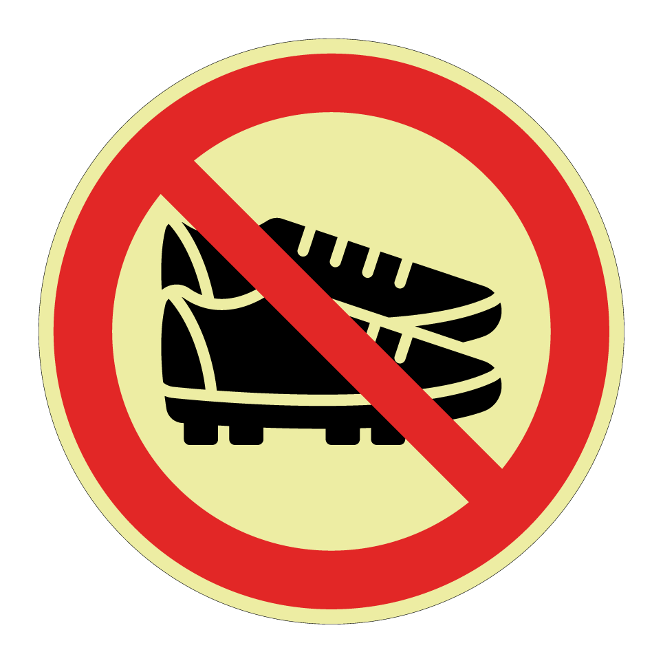 No zapatos de fútbol