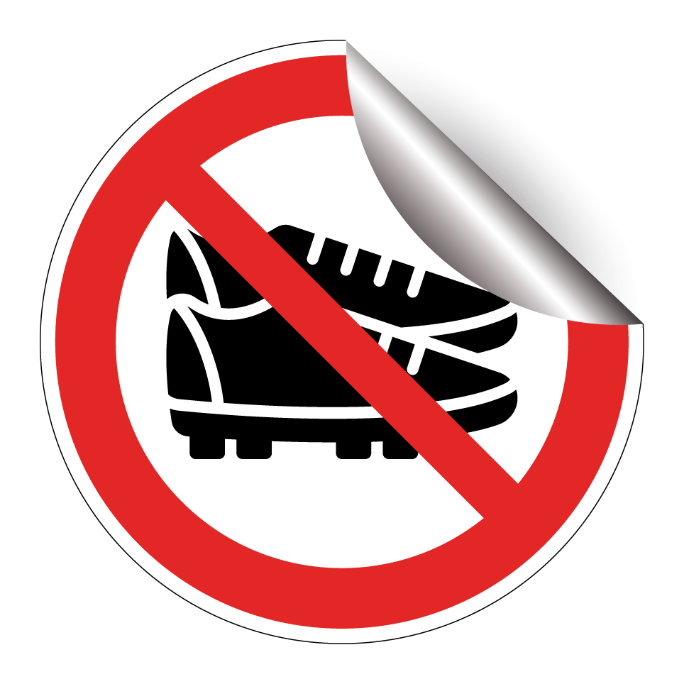 No zapatos de fútbol