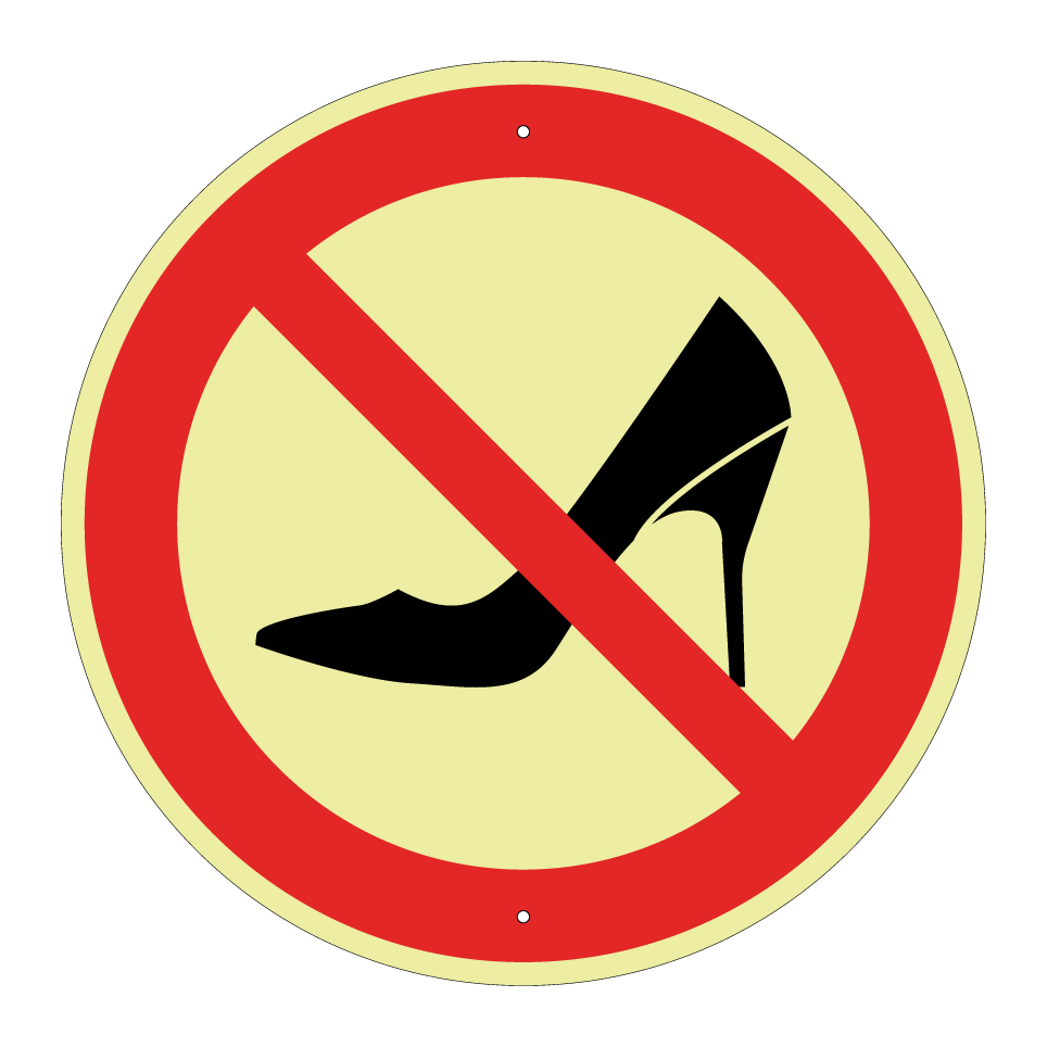 Sin tacones altos