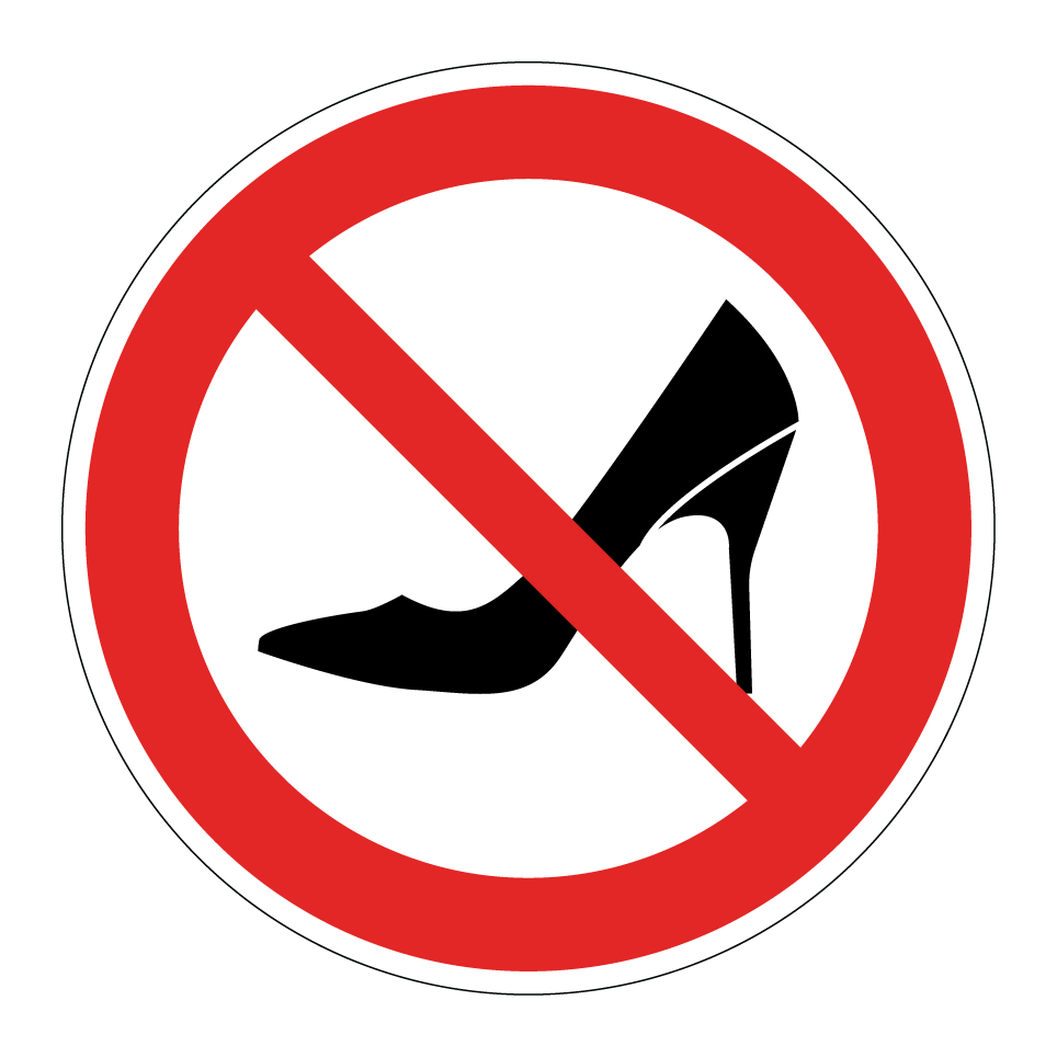 Sin tacones altos