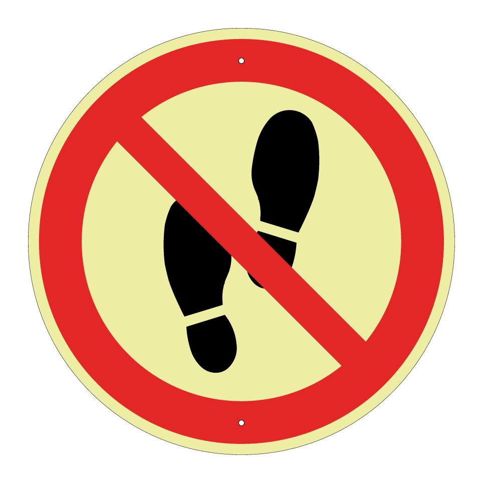 Prohibido caminar