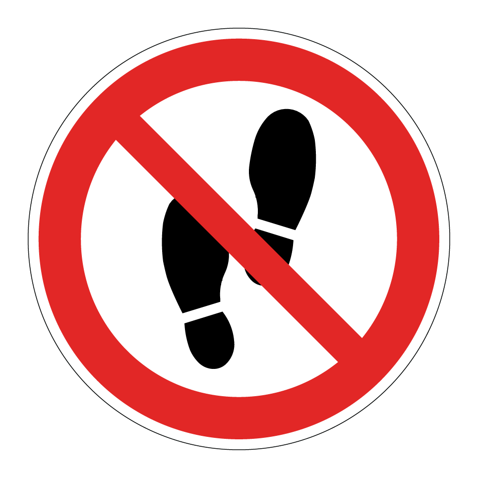 Prohibido caminar