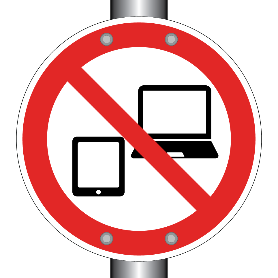 No dispositivos electrónicos