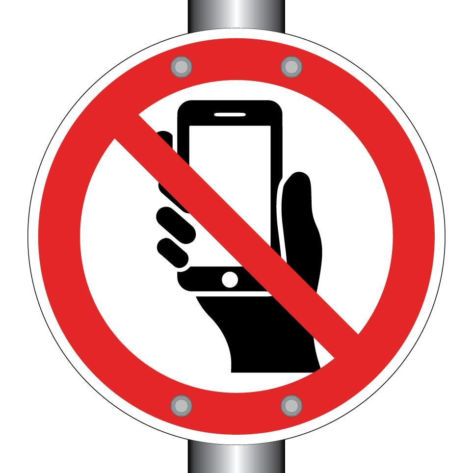 No usar el teléfono