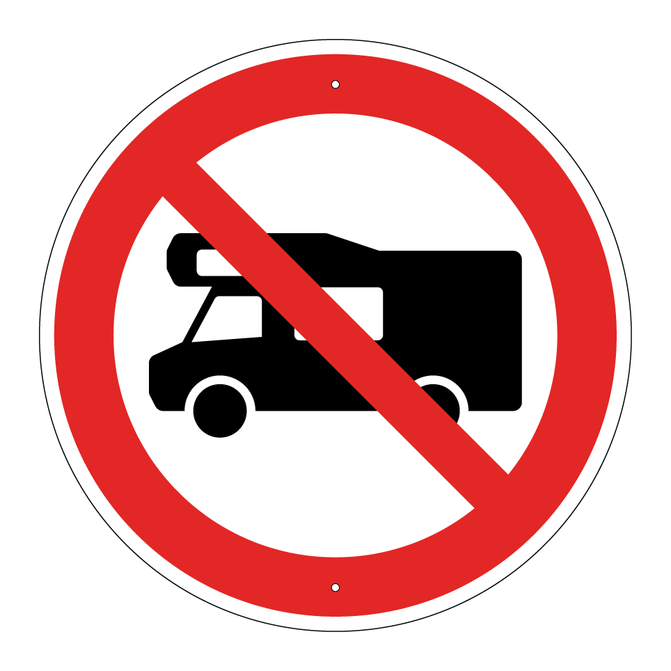 Prohibido autocaravanas