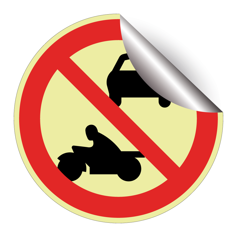 Prohibido coches o motocicletas