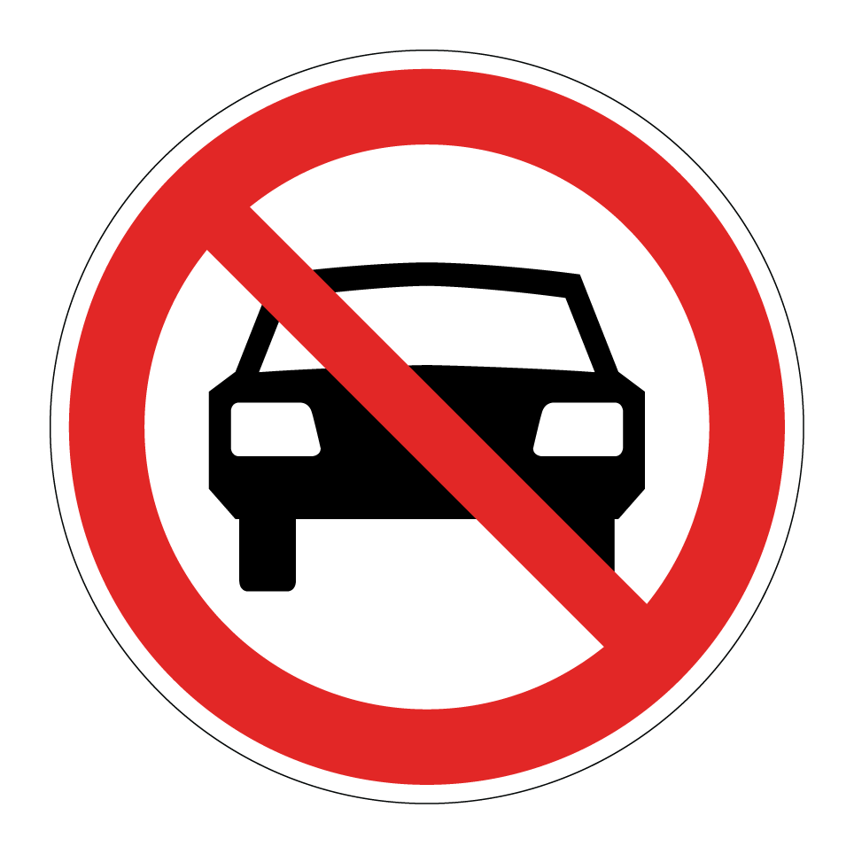 Prohibido el paso de vehículos