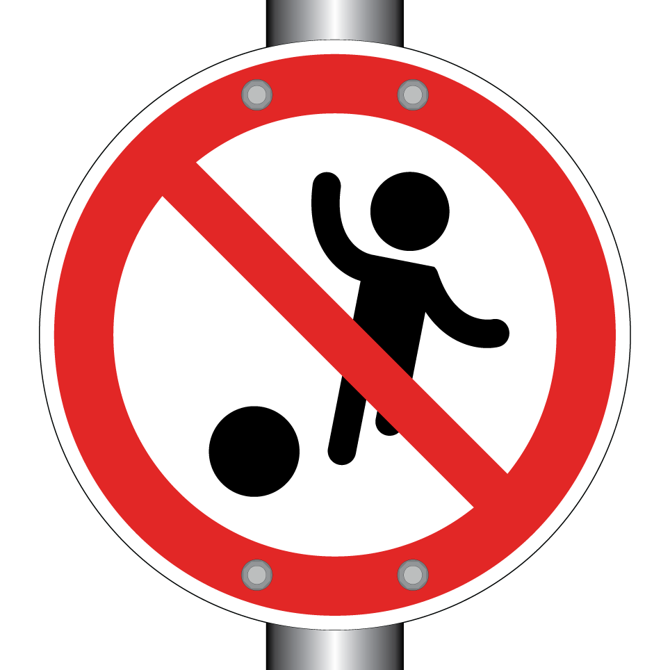 Prohibido jugar a la pelota