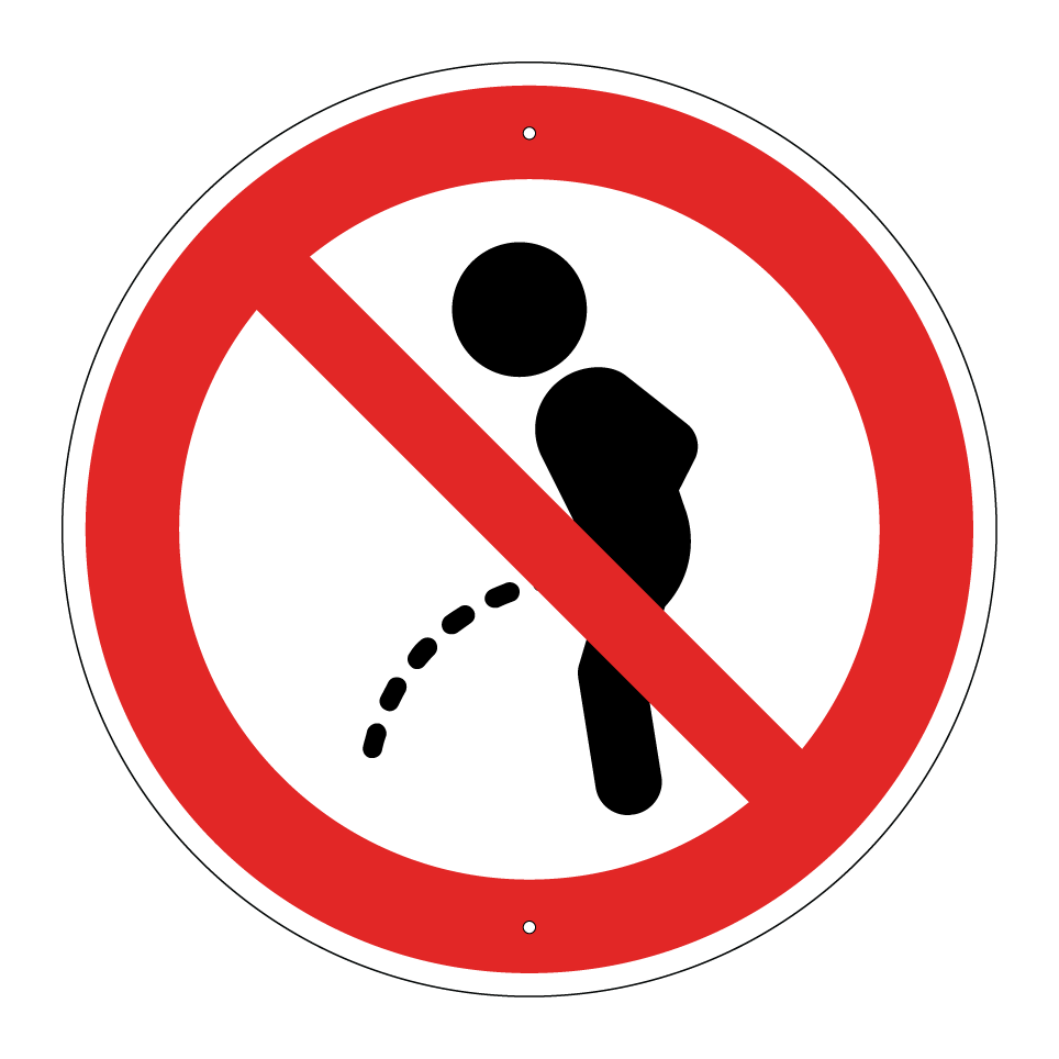 Prohibido orinar