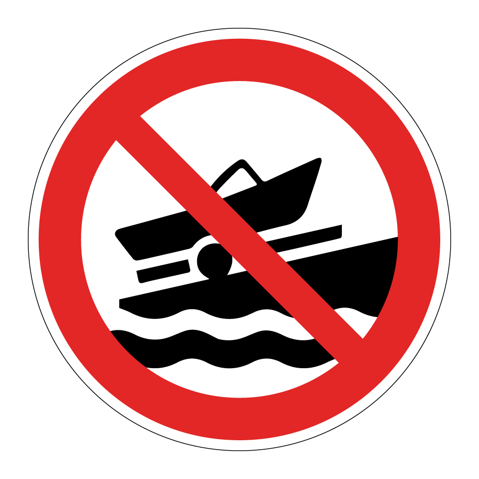 Prohibido botar embarcaciones
