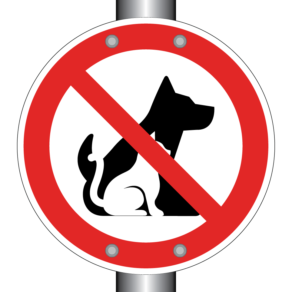 No se permiten perros ni gatos