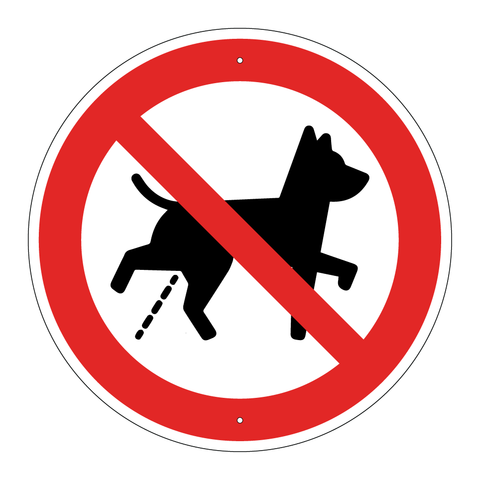 Perros no orinando