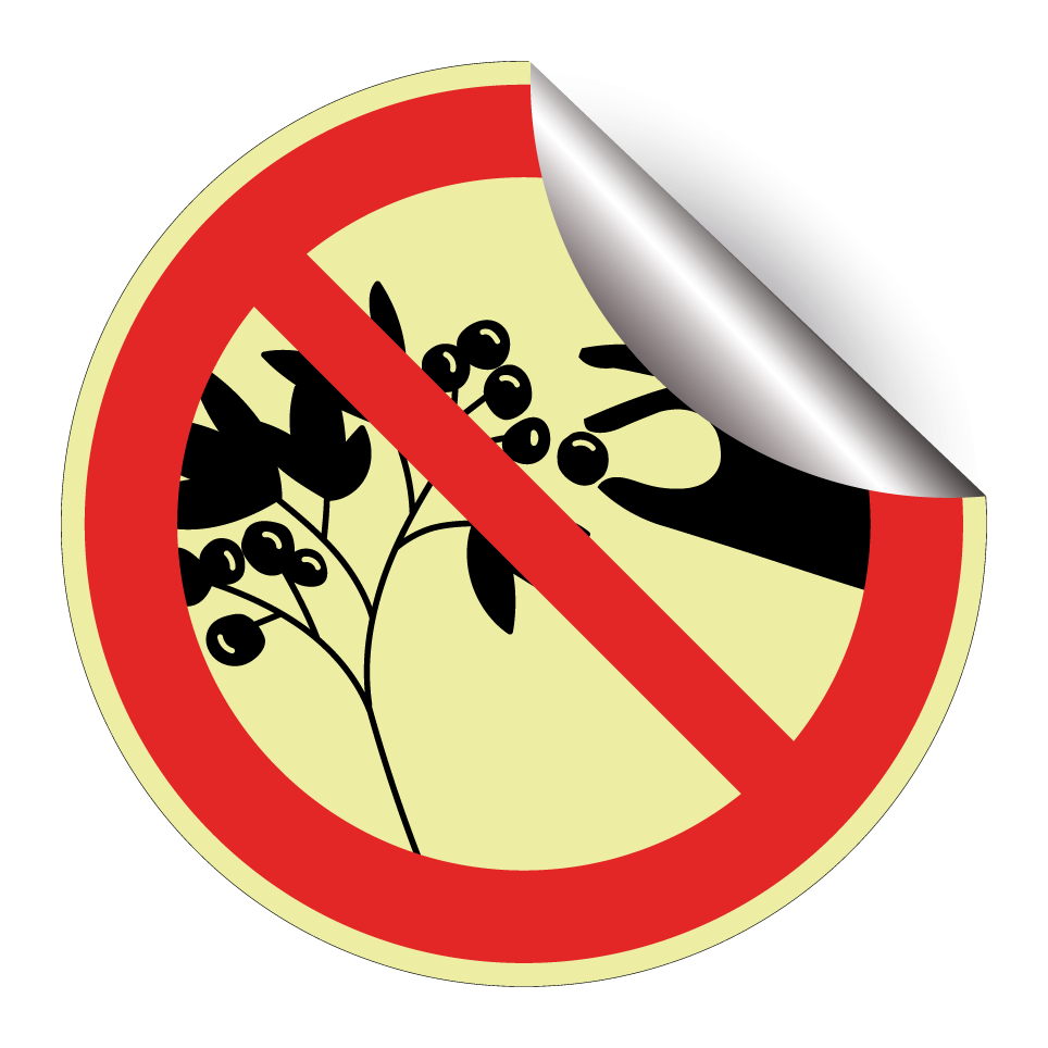 Prohibido recoger bayas
