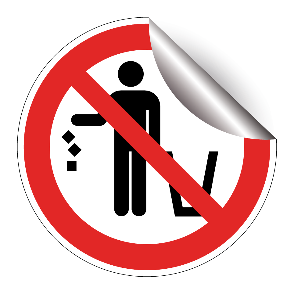 Prohibido tirar basura