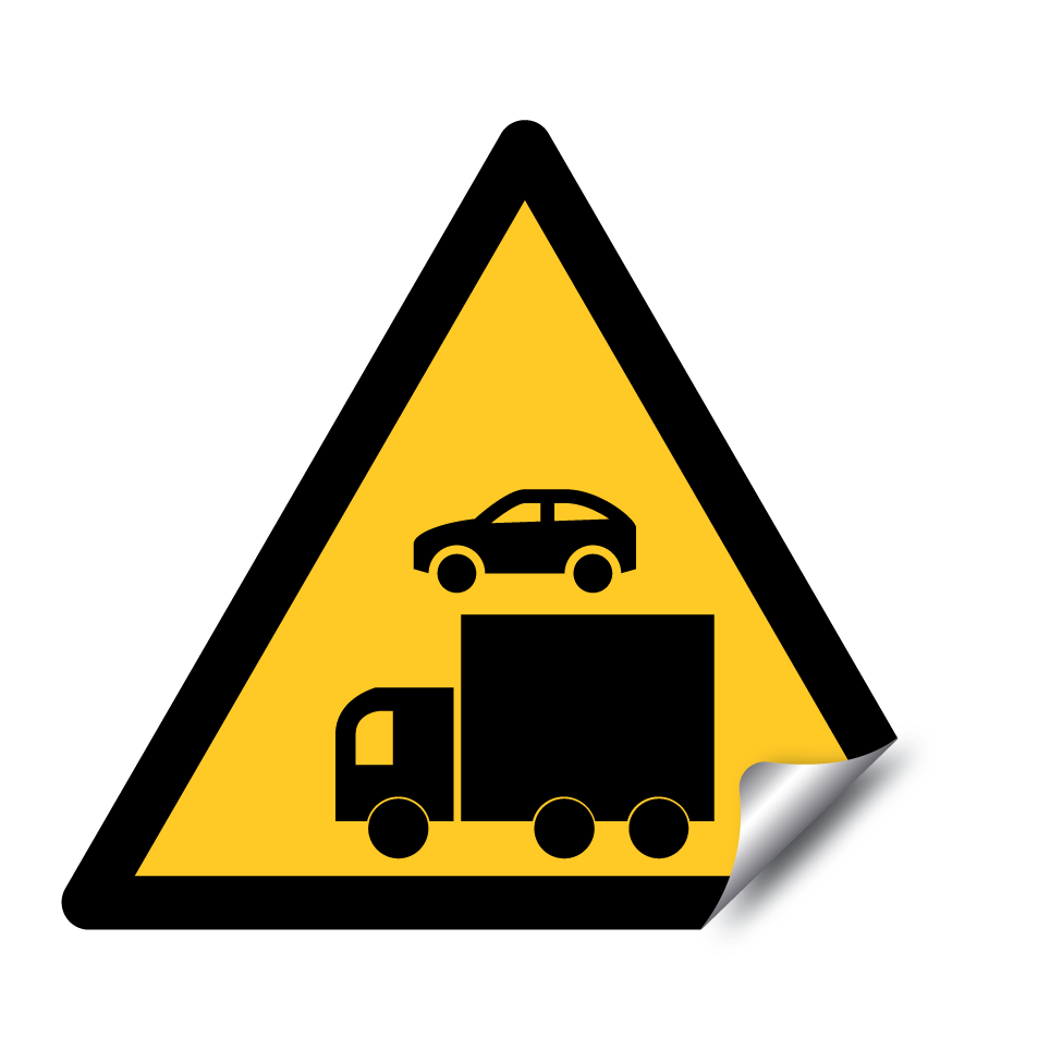 Advertencia transporte de vehículos