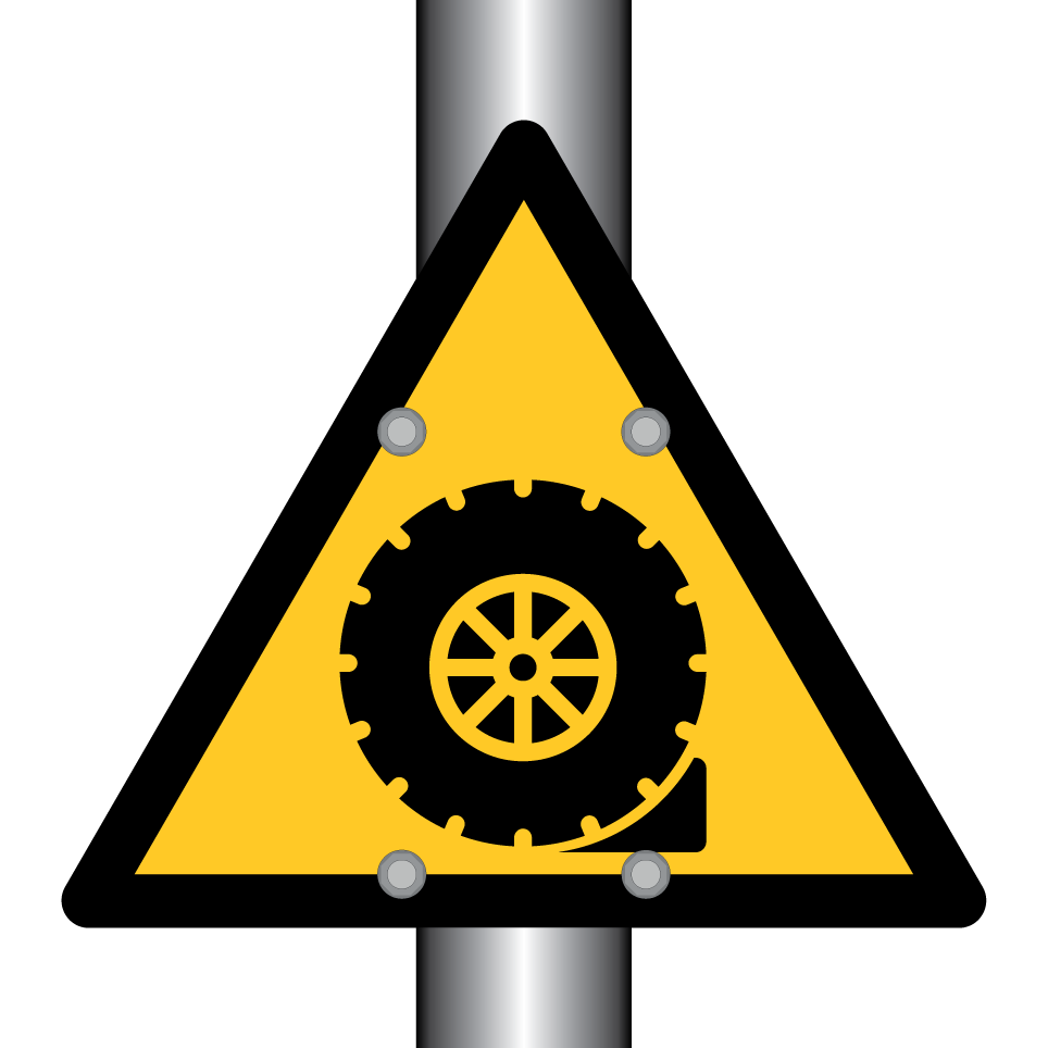 Advertencia vehículo en movimiento