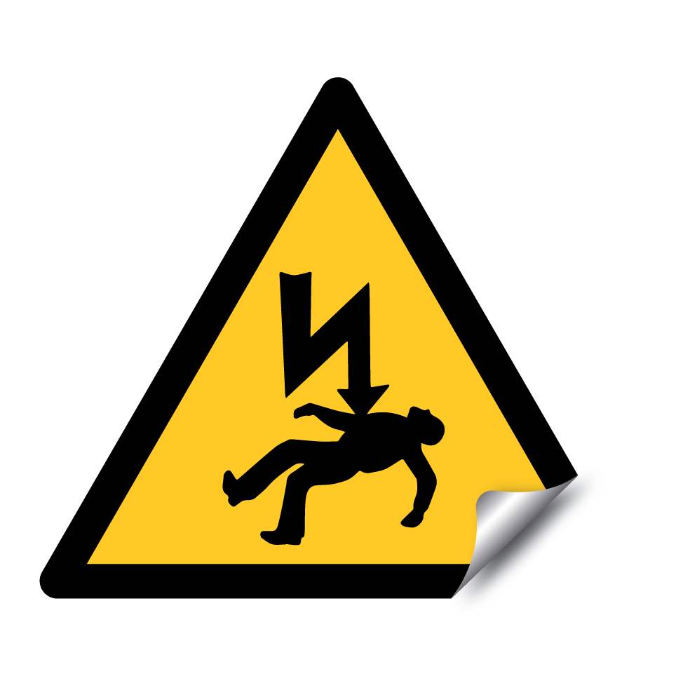 Advertencia riesgo de descarga eléctrica