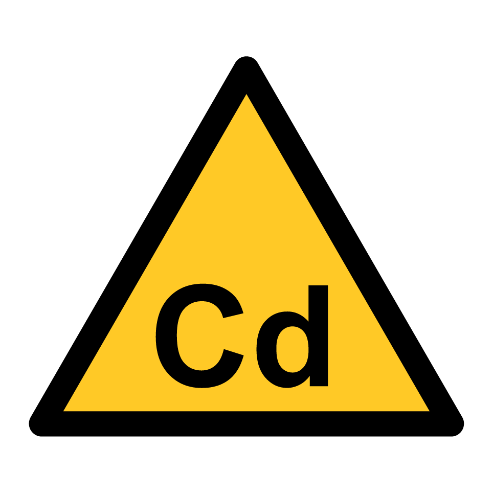Peligro de cadmio