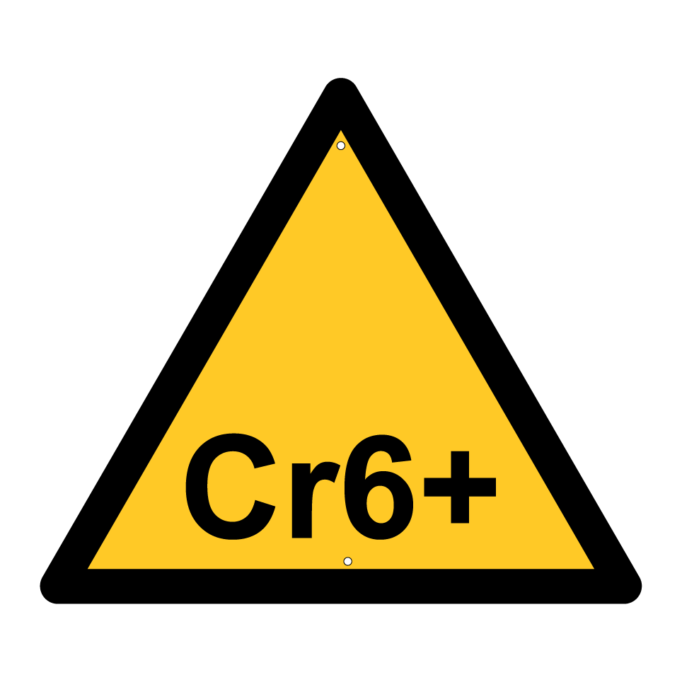 Peligro de cromo hexavalente