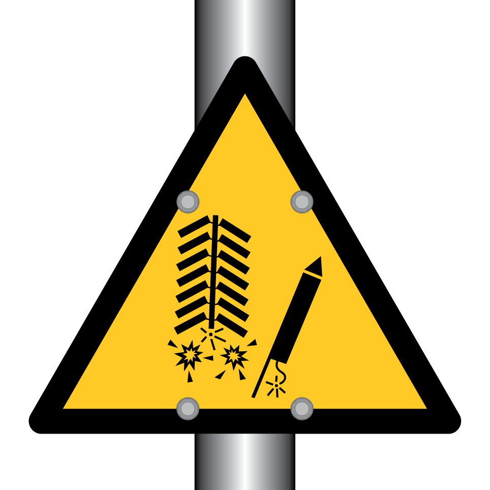 Peligro de fuegos artificiales