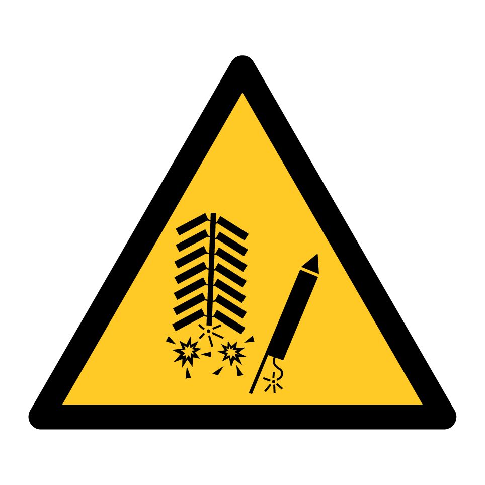 Peligro de fuegos artificiales