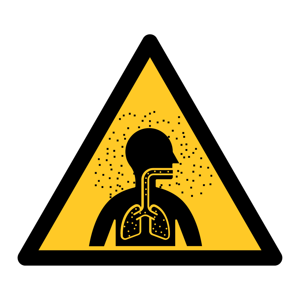 Peligro de inhalación