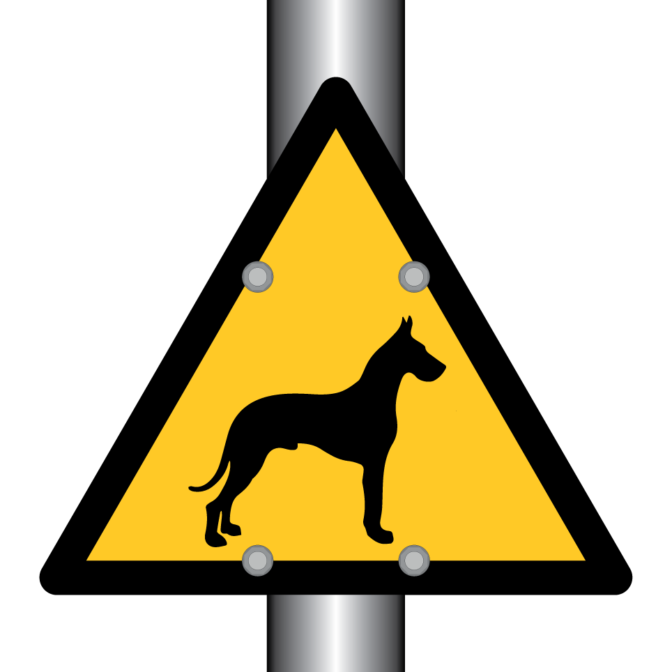 Advertencia gran danés