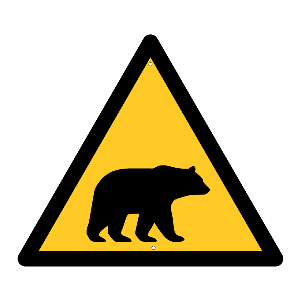 Oso de advertencia