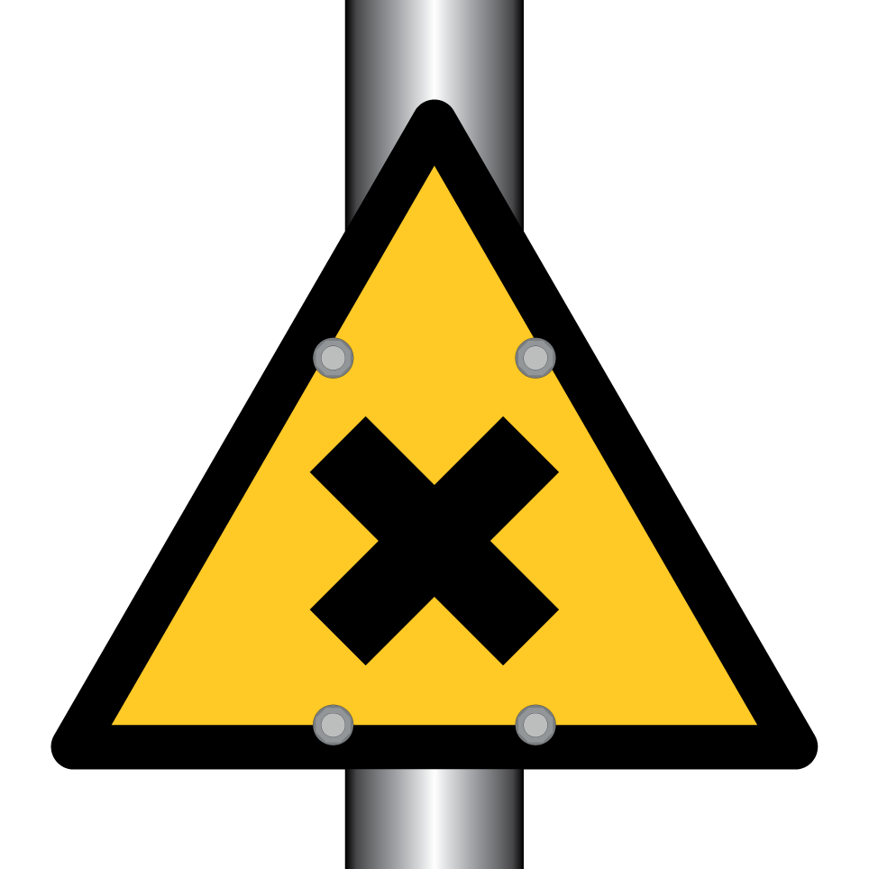 Advertencia sustancias nocivas/irritantes