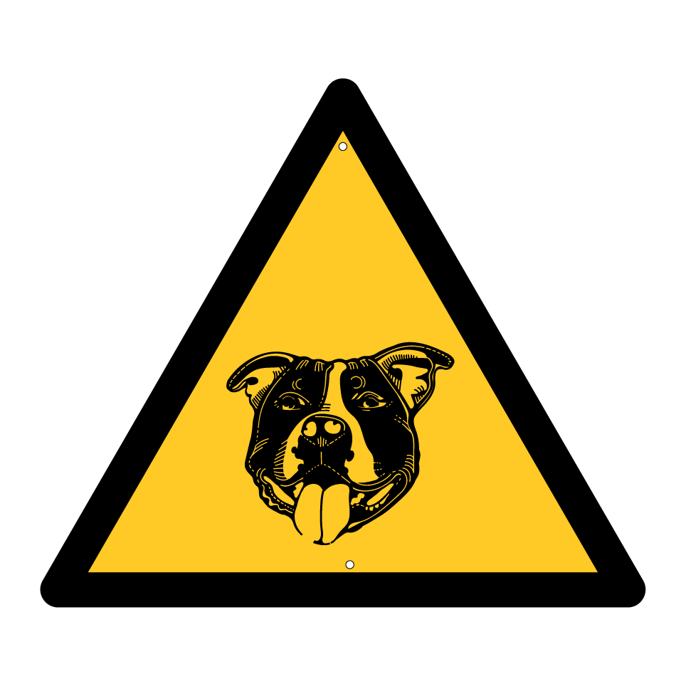 Perro de advertencia - Pitbull