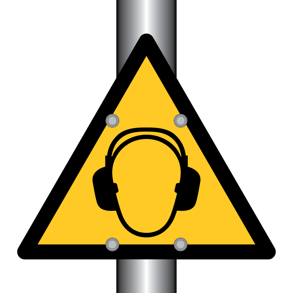 Advertencia se requiere protección auditiva