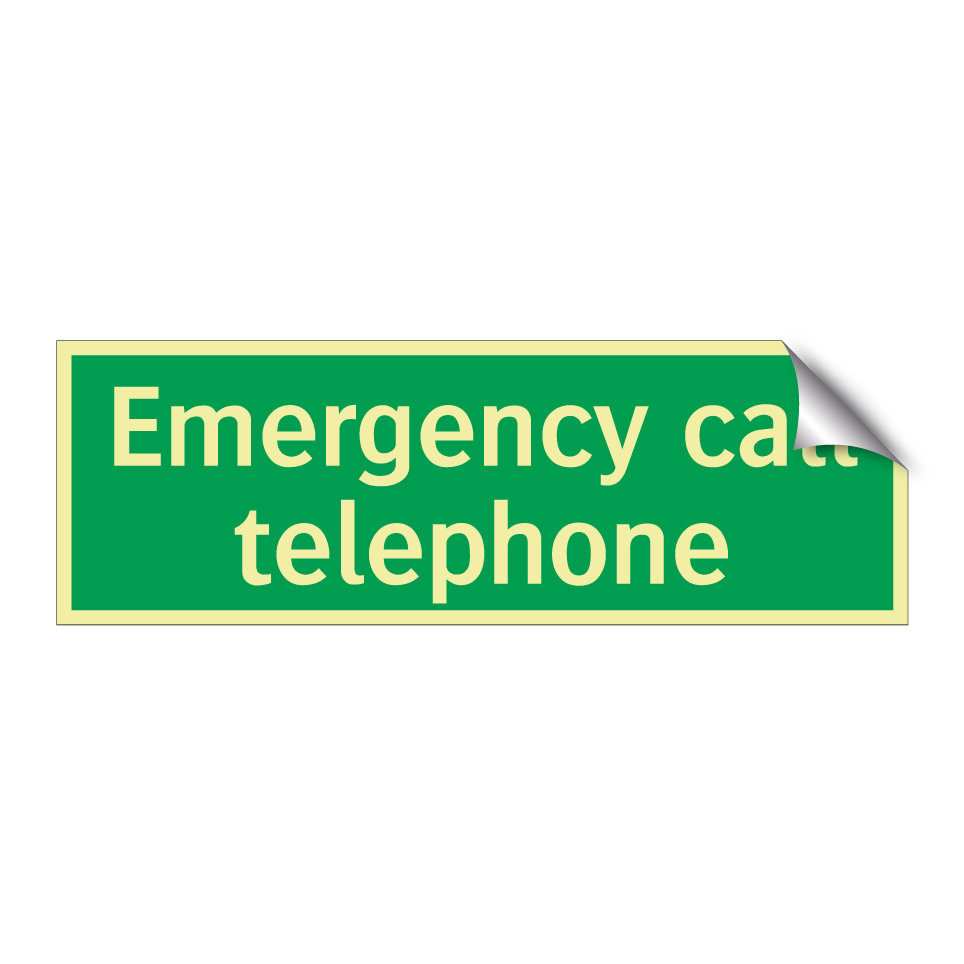 Emergency call telephone