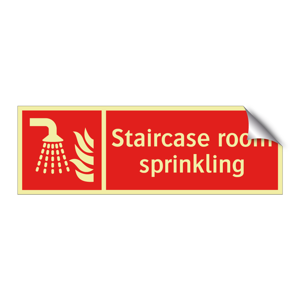 Staircase room sprinkling