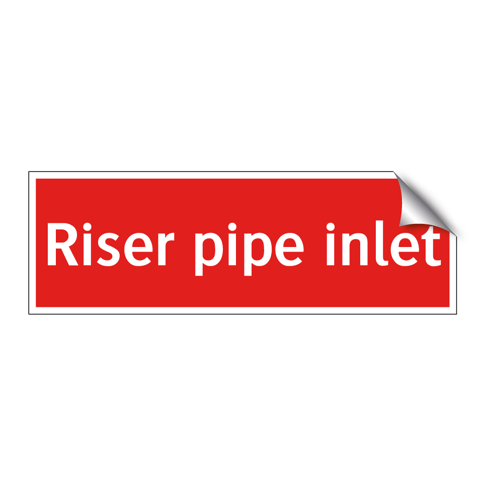 Riser pipe inlet
