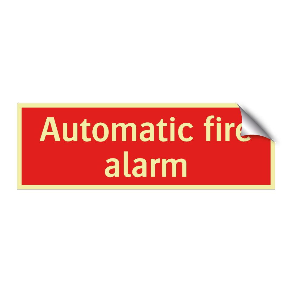 Automatic fire alarm