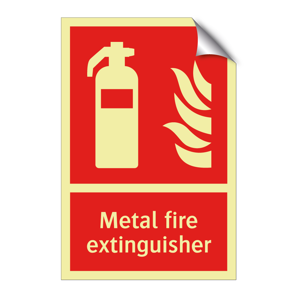 Metal fire extinguisher