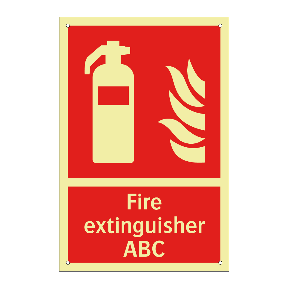Fire extinguisher ABC