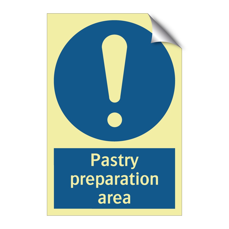 Pastry preparation area