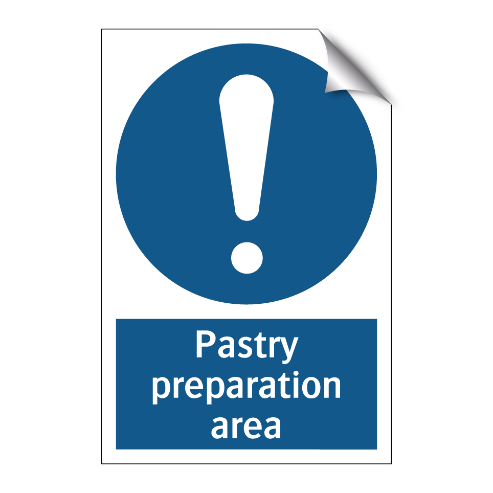 Pastry preparation area