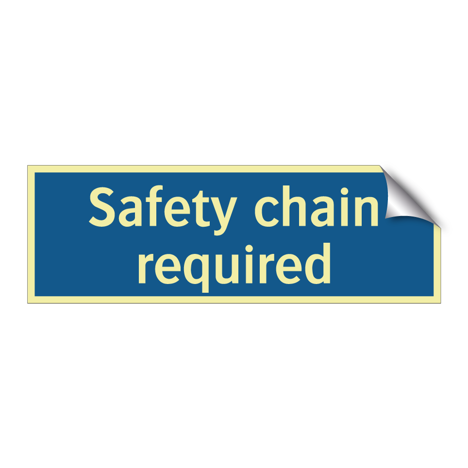 Safety chain required