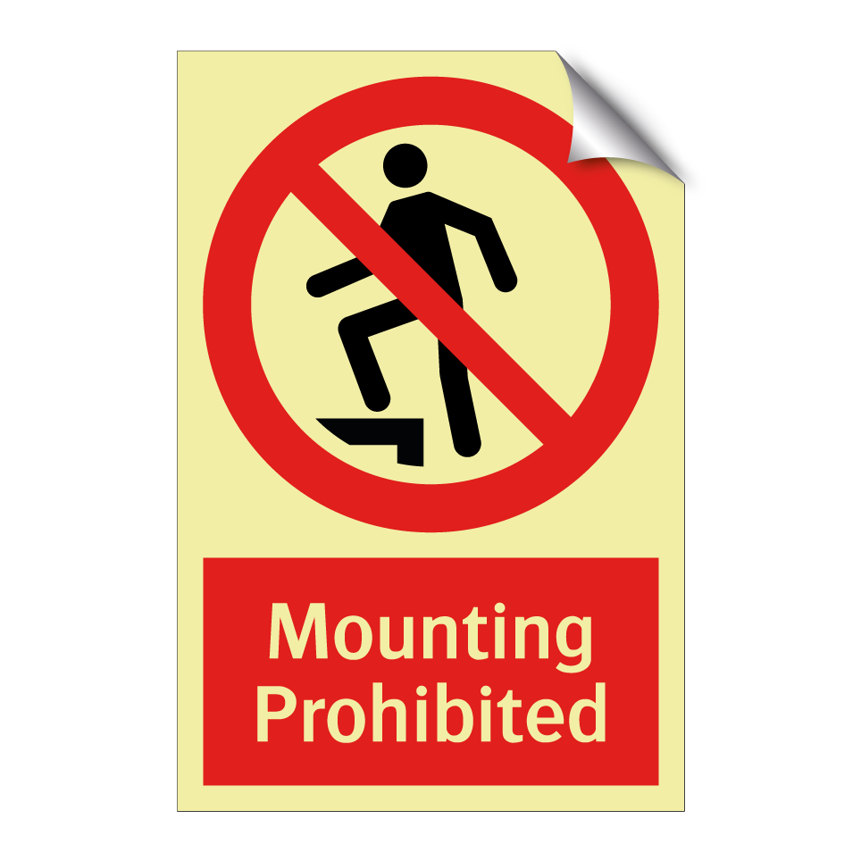 Mounting Prohibited