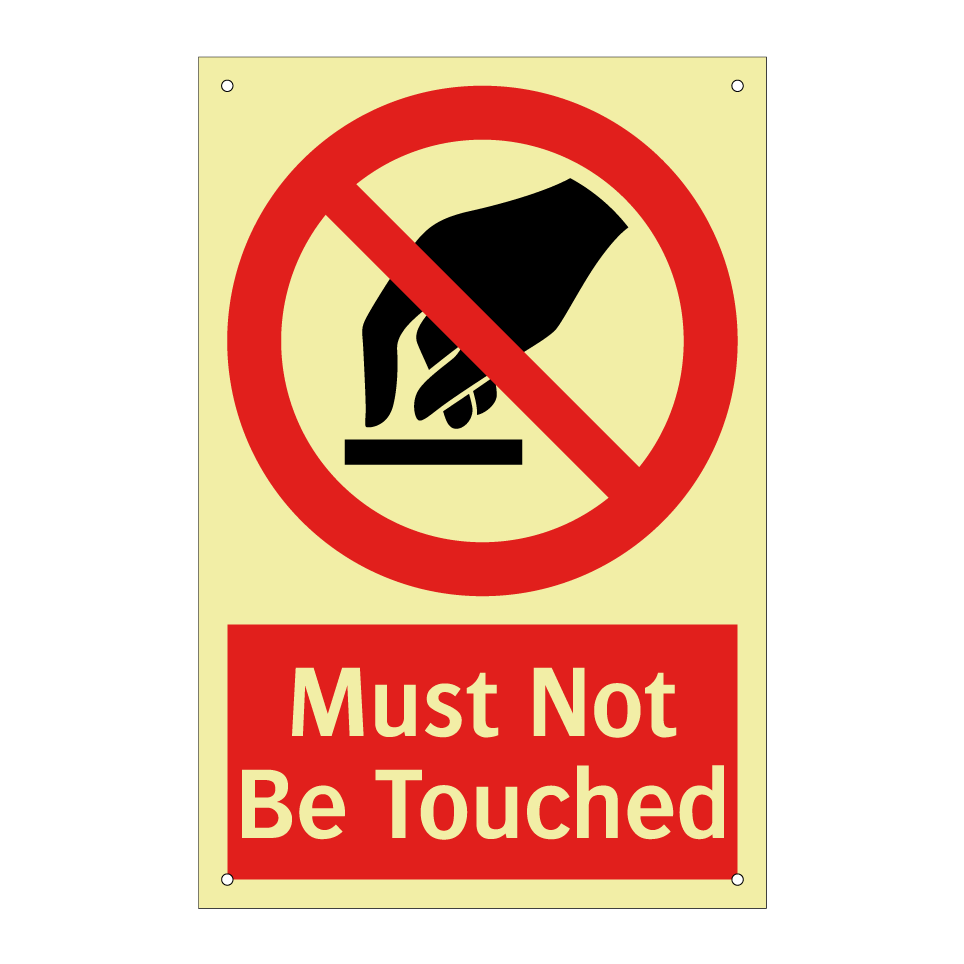 Must Not Be Touched