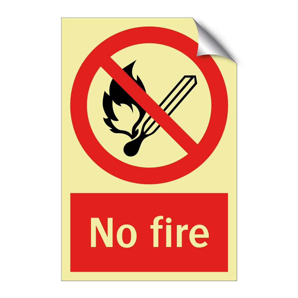 No fire