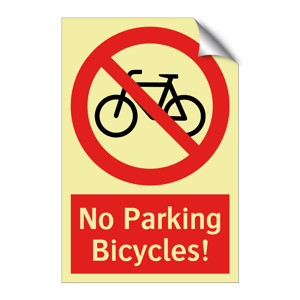 No Parking Bicycles!