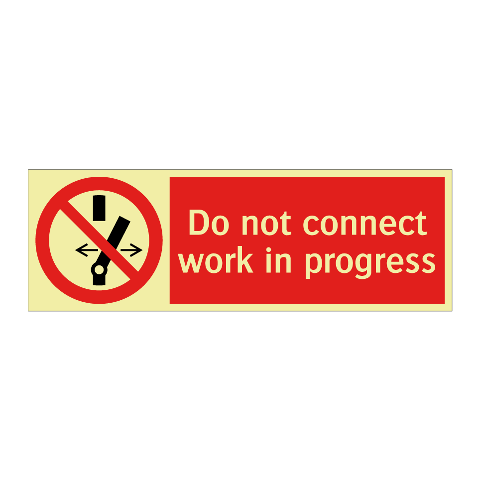 Do not connect work in progress