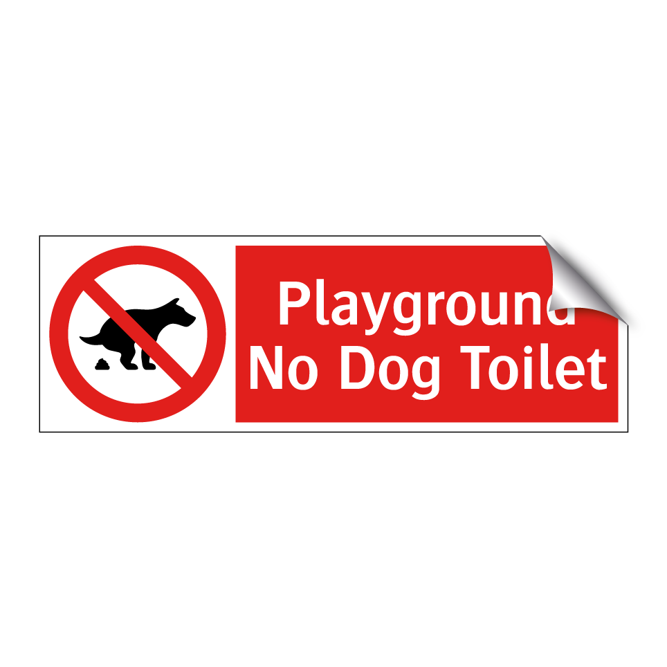 Playground No Dog Toilet