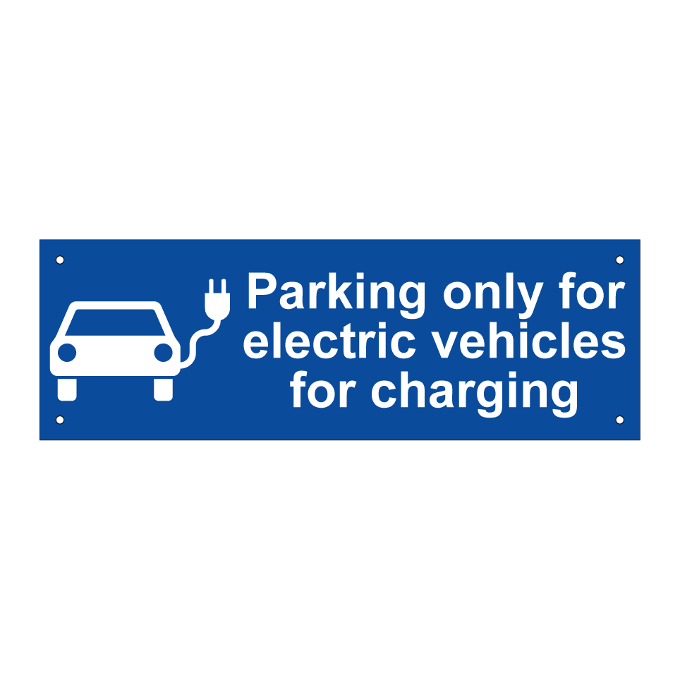 Parking only for electric vehicles for charging