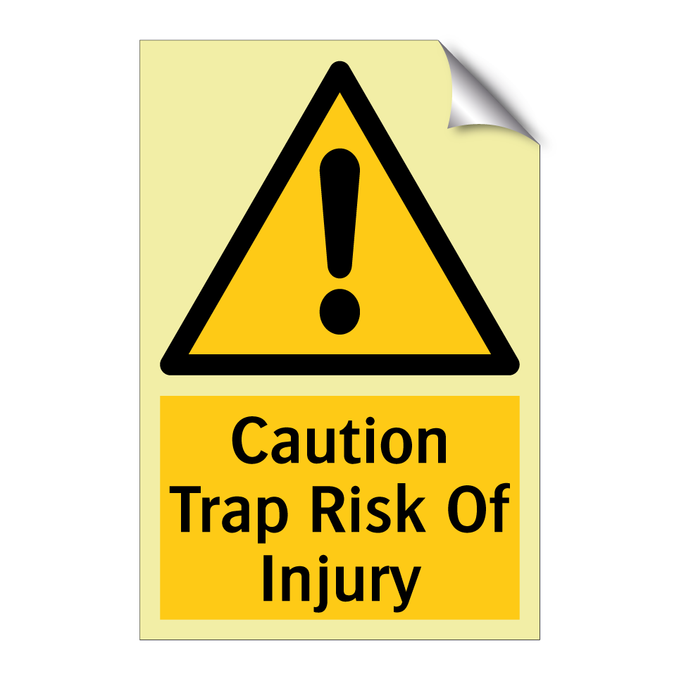 Caution Trap Risk Of Injury