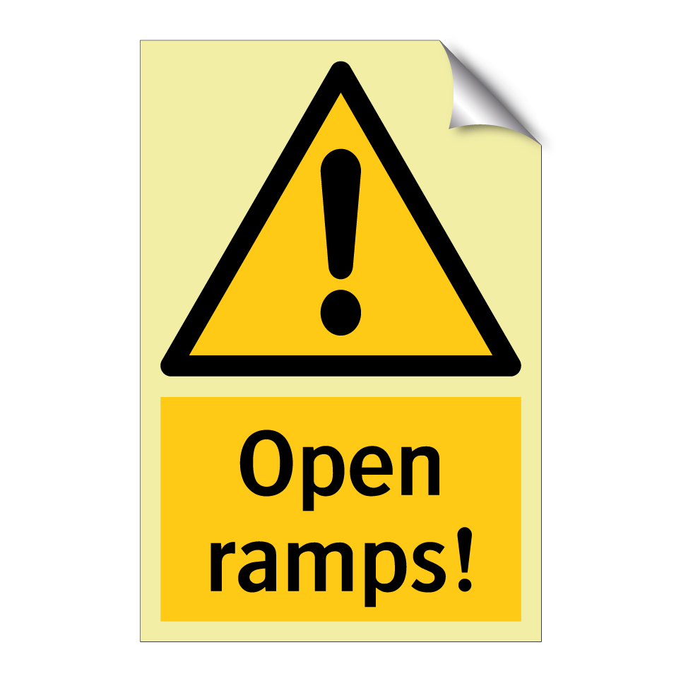 Open ramps!