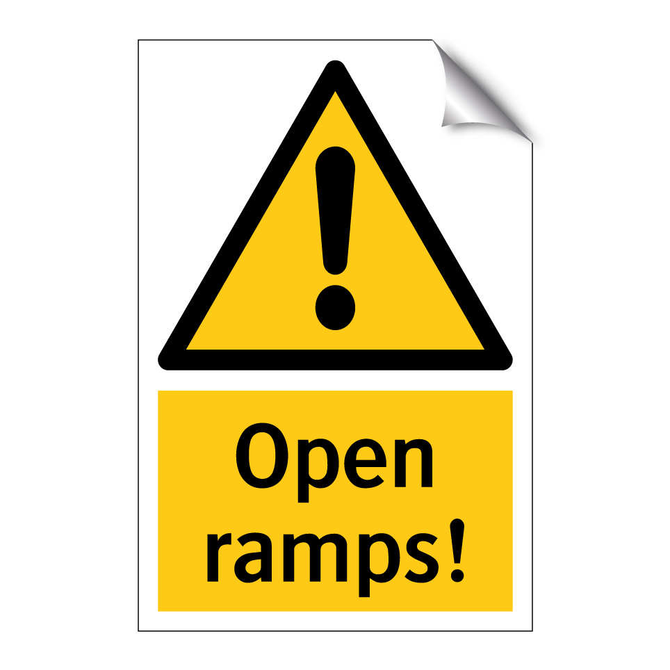 Open ramps!